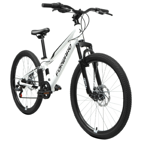 Bicicletă Forward Rise 24" 11" White Black Aluminiu / Pentru copii photo 1