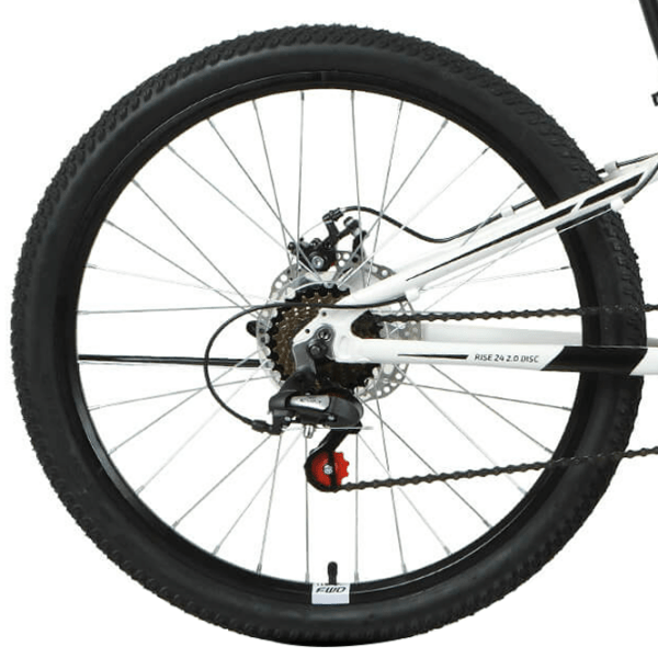 Bicicletă Forward Rise 24" 11" White Black Aluminiu / Pentru copii photo 3