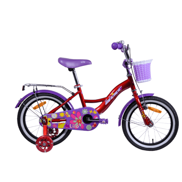 Bicicletă Aist Aist Lilo 16 16" 16" Red Violet Oțel / Pentru copii photo 1