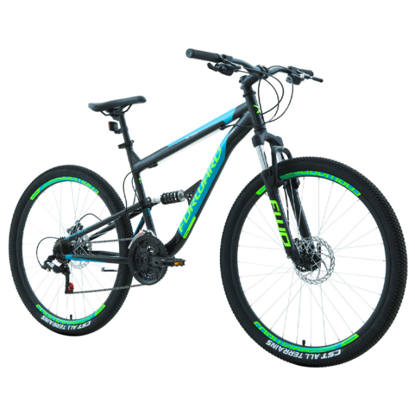 Велосипед Forward Raptor 27.5" 16" Черный Teal Сталь / Взрослый photo 2