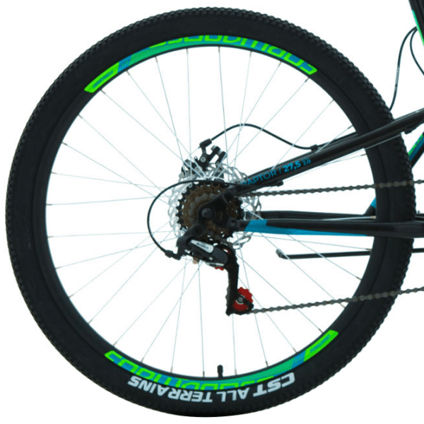 Велосипед Forward Raptor 27.5" 16" Черный Teal Сталь / Взрослый photo 3