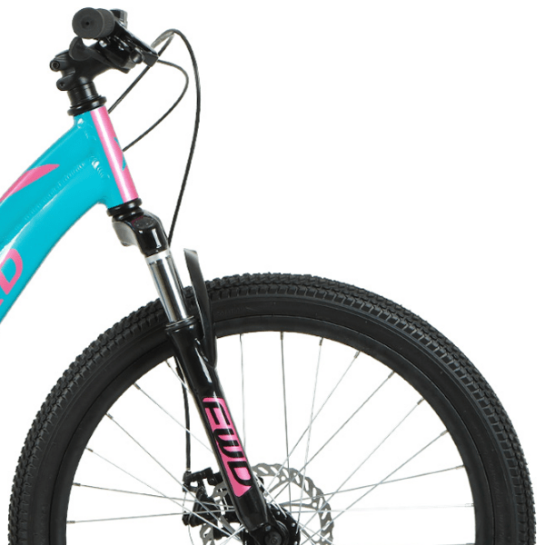 Bicicletă Forward Jade 24" 12" Blue Pink Aluminiu / Pentru copii photo 4
