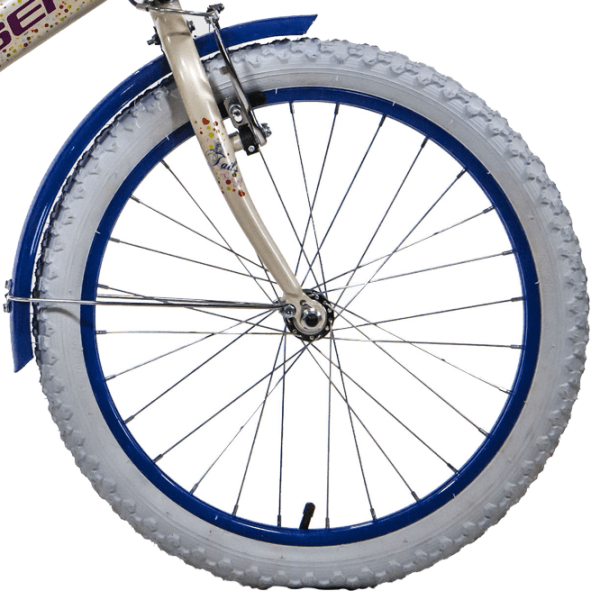 Bicicletă Fulger Fairy 20" 9.5" Blue White Oțel / Pentru copii photo 4