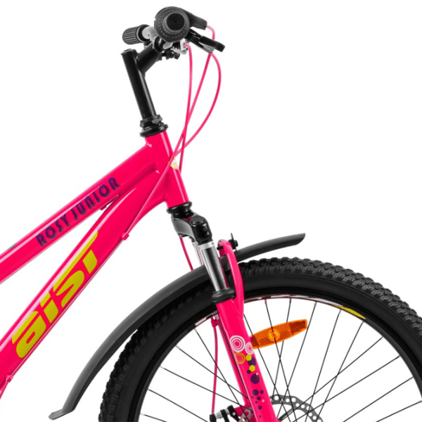 Bicicletă Aist Rosy Junior 24" 24" Pink Yellow Aluminiu / Pentru copii photo 4
