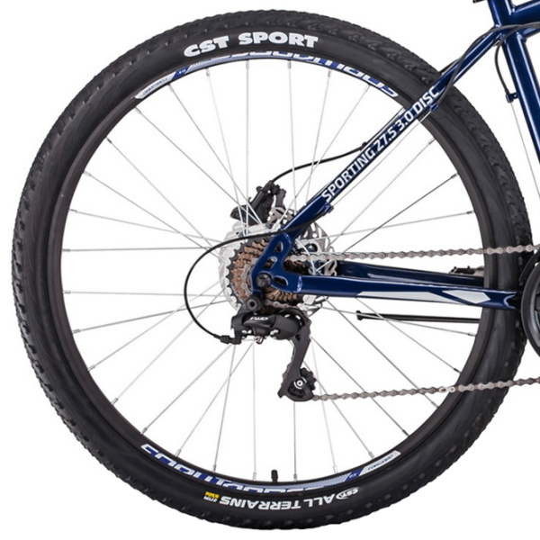 Bicicletă Forward Sporting 27.5" 17" Blue Gray Oțel / Pentru adulți photo 3
