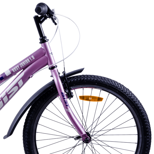 Bicicletă Aist Rosy Junior 24" 24" Violet White Oțel / Pentru copii photo 4