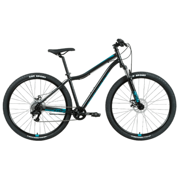 Bicicletă Forward Sporting 27.5" 19" Blue Gray Oțel / Pentru adulți photo 1
