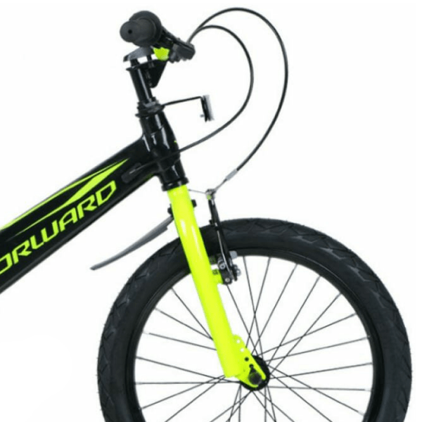 Bicicletă Forward Cosmo 14" 10" Black Green Oțel / Pentru copii photo 3