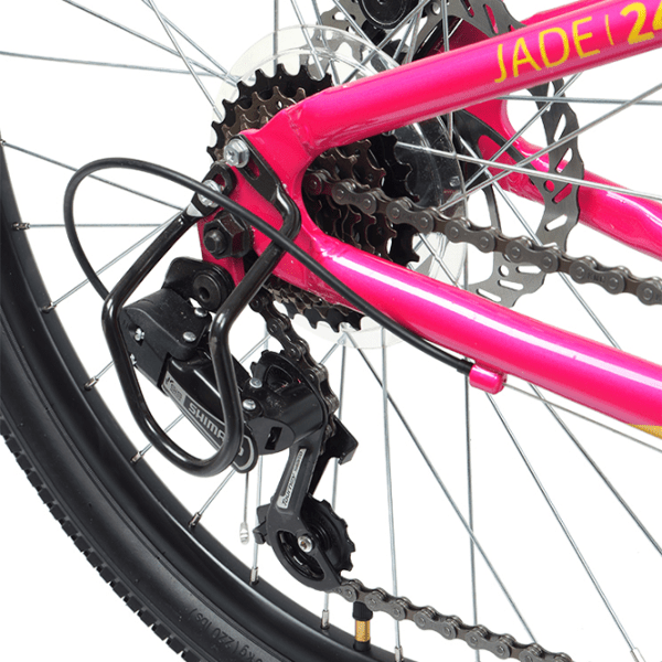 Bicicletă Forward Jade 24" 12" Pink Gold Aluminiu / Pentru copii photo 4