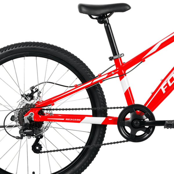 Bicicletă Forward Rise 24" 11" Red White Aluminiu / Pentru copii photo 2