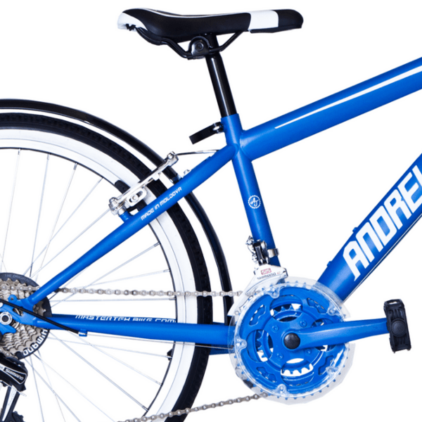 Bicicletă Andrei Tchmil Elf 24" 17" Aqua White Oțel / Pentru copii photo 2