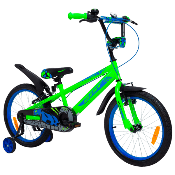 Bicicletă Aist Pluto 18 18 18" 18" Green Blue Oțel / Pentru copii photo 2