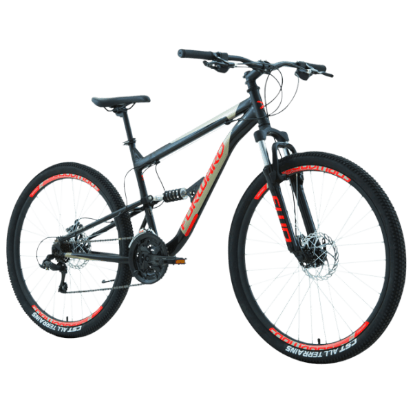 Bicicletă Forward Raptor 27.5" 18" Black Red Oțel / Pentru adulți photo 1