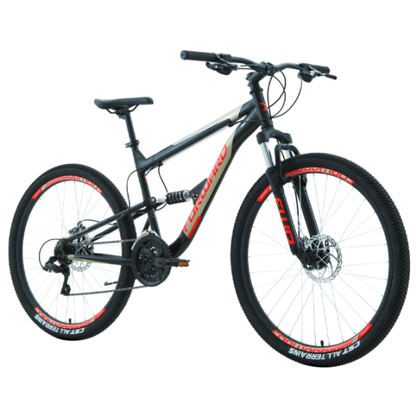 Bicicletă Forward Raptor 27.5" 18" Black Red Oțel / Pentru adulți photo 2