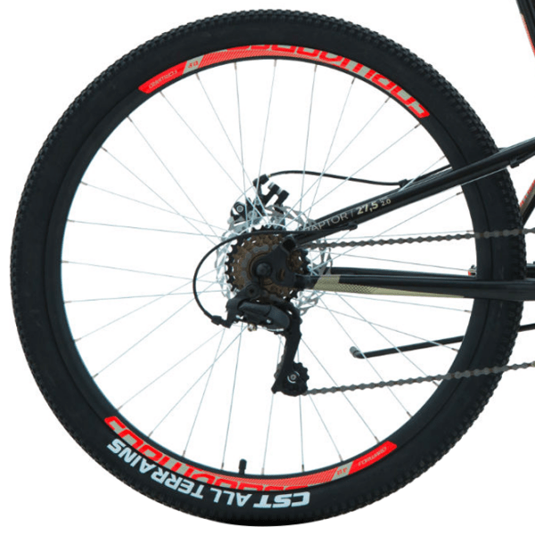 Bicicletă Forward Raptor 27.5" 18" Black Red Oțel / Pentru adulți photo 3