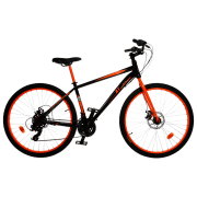 Bicicletă Andrei Tchmil Antares 26 26" 26" Black Orange Oțel / Pentru adulți
