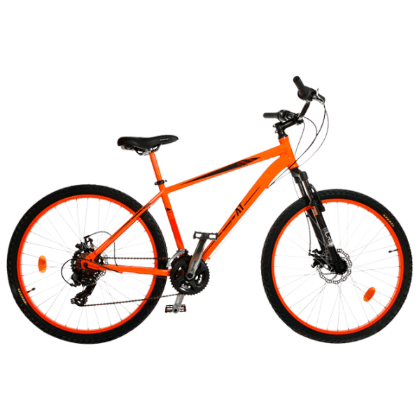 Bicicletă Andrei Tchmil Antares 26 26" 26" Black Orange Oțel / Pentru adulți photo 2