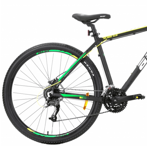 Bicicletă Aist Slide 29" 29" Black Green Aluminiu / Pentru adulți photo 2