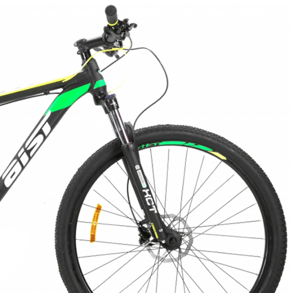 Bicicletă Aist Slide 29" 29" Black Green Aluminiu / Pentru adulți photo 3