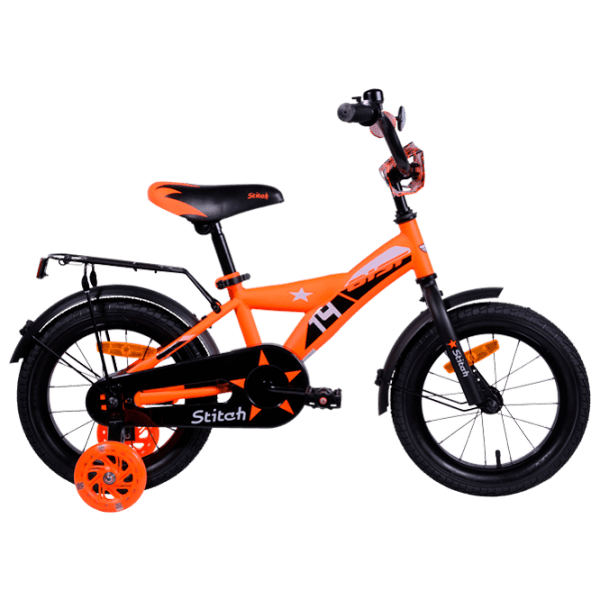 Bicicletă Aist Stitch 14 14 14" 14" Blue Black Oțel / Pentru copii photo 2