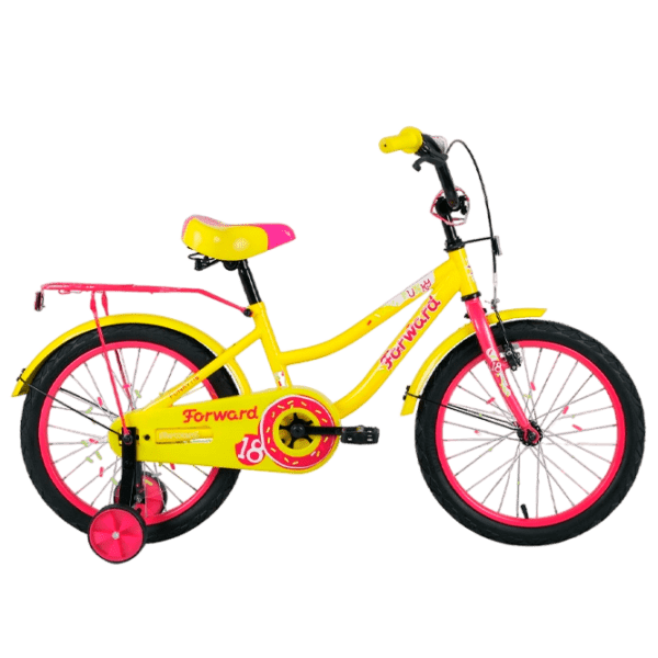 Bicicletă Forward Funky 18" 16" Yellow Purple Oțel / Pentru copii photo 1