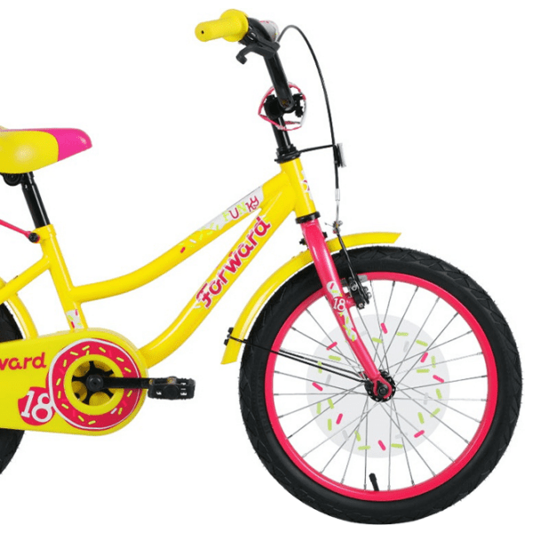 Bicicletă Forward Funky 18" 16" Yellow Purple Oțel / Pentru copii photo 2