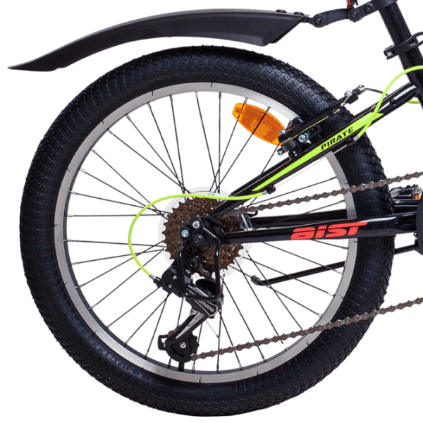 Bicicletă Aist Pirate 20" 20" Black Green Oțel / Pentru copii photo 2