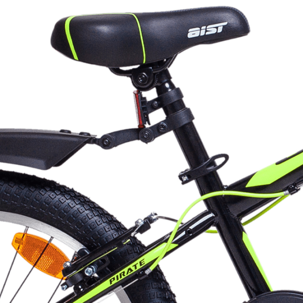 Bicicletă Aist Pirate 20" 20" Black Green Oțel / Pentru copii photo 3