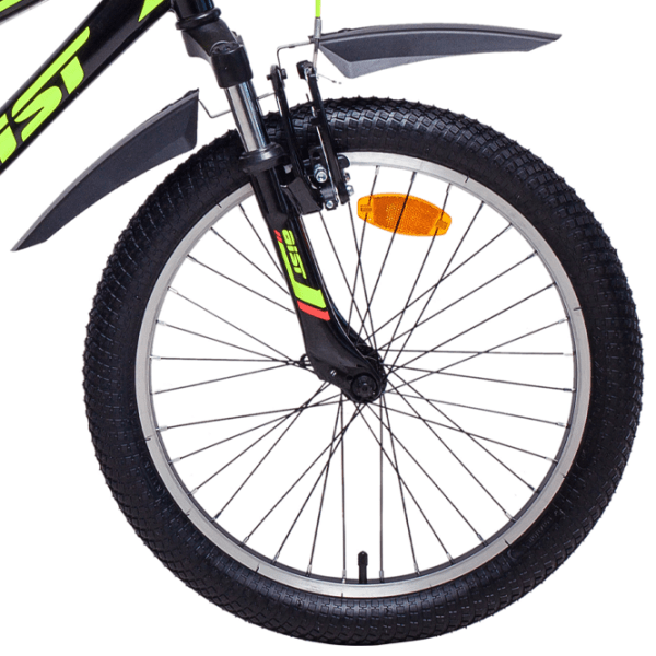 Bicicletă Aist Pirate 20" 20" Black Green Oțel / Pentru copii photo 5