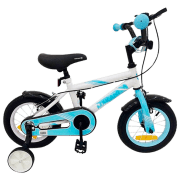Bicicletă Makani Windy 14 14" White Blue  / Pentru copii
