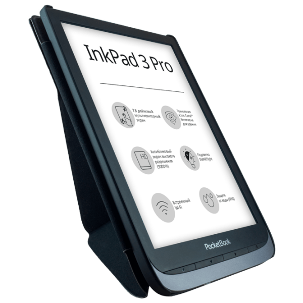 Husă pentru carte electronică Pocketbook 740 (HN-SLO-PU-740-DG-CIS) Gray Pocketbook, , Piele artificială photo 4