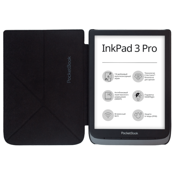 Husă pentru carte electronică Pocketbook 740 (HN-SLO-PU-740-DG-CIS) Gray Pocketbook, , Piele artificială photo 6