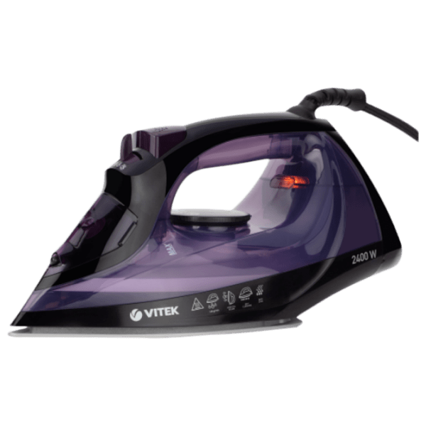 Утюг Vitek VT-8316 Пурпурный 2400 Вт, 35 г/мин, 0.25 л, Керамика photo 1