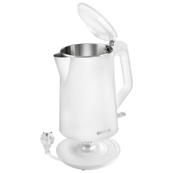 Ceainic electric Gorenje K15DWW White 2200 W, 1.5 l, Material interior: Inox photo 4
