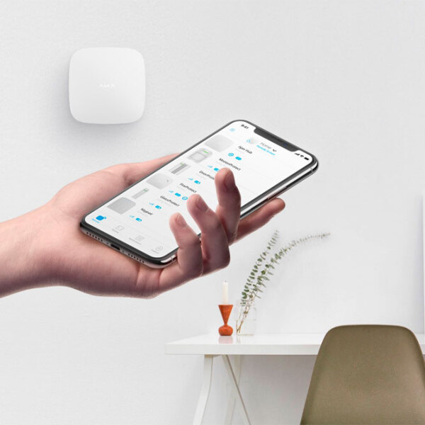 Controller inteligent Ajax Hub Plus White  photo 2