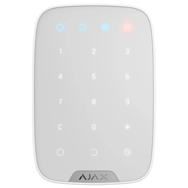 Tastatură tactilă Ajax KeyPad White  photo 1