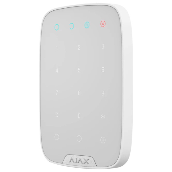 Tastatură tactilă Ajax KeyPad White  photo 2