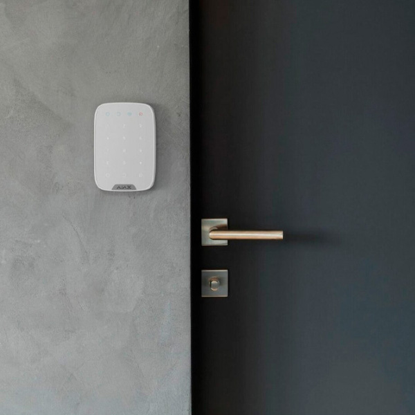 Tastatură tactilă Ajax KeyPad White  photo 5