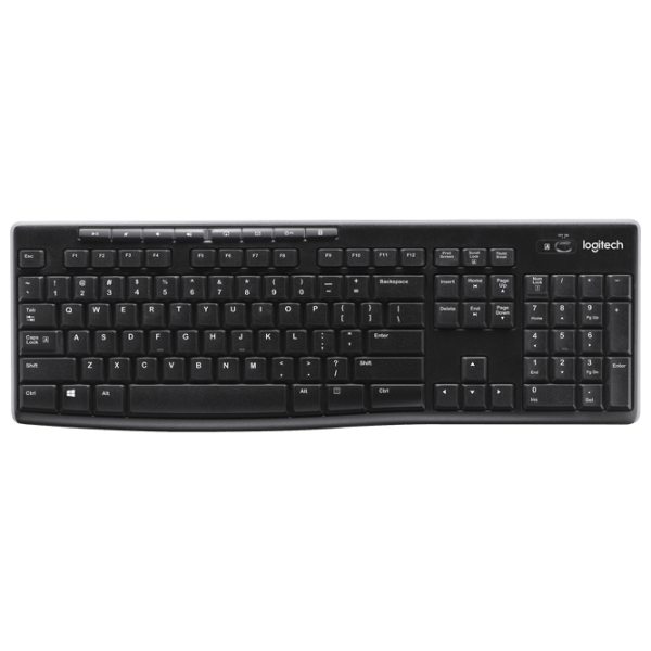 Tastatură Logitech K270 Black Home and Office, Fără fir photo 1