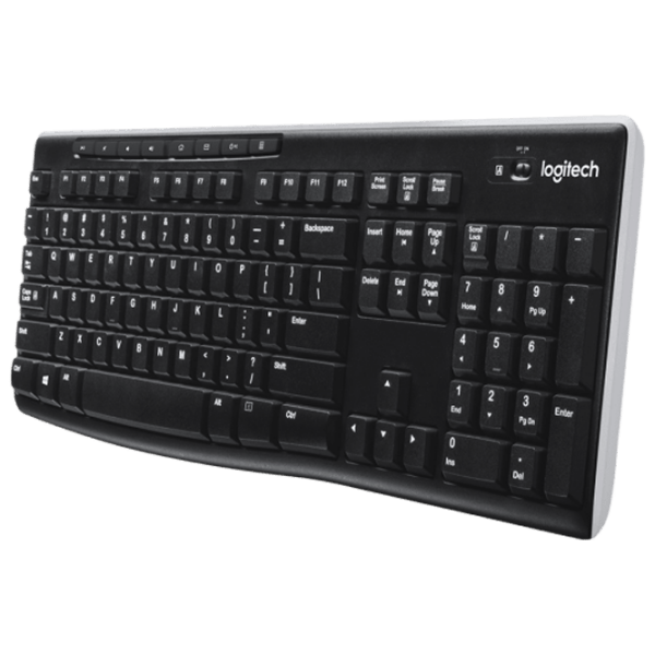 Tastatură Logitech K270 Black Home and Office, Fără fir photo 3