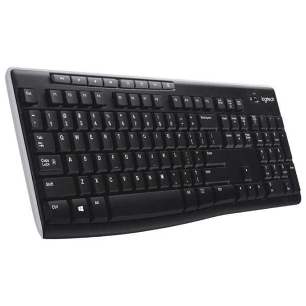 Tastatură Logitech K270 Black Home and Office, Fără fir photo 4