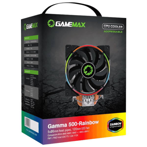 Кулер Gamemax Gamma 500-RGB Черный  photo 7