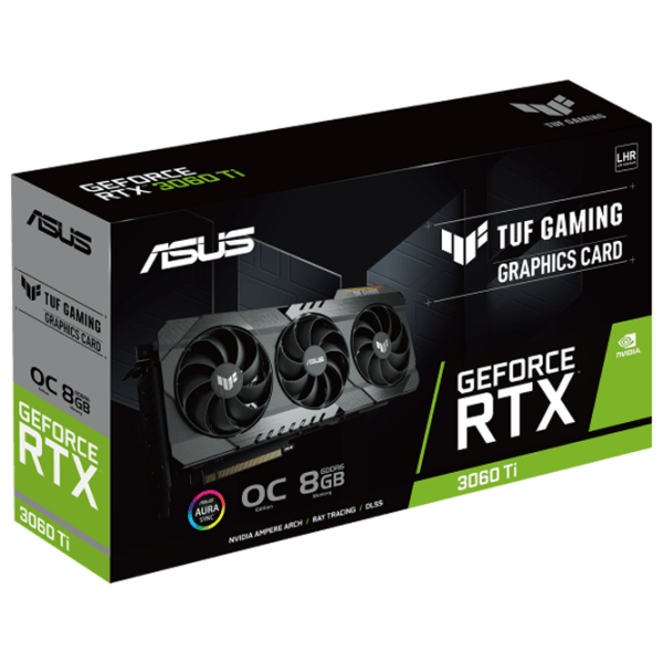 Видеокарта Asus TUF Gaming GeForce RTX 3060 Ti V2 OC 8 ГБ  photo 10