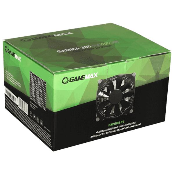 Кулер Gamemax Gamma 300 Черный  photo 5