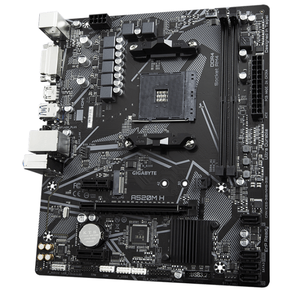 Материнская плата Gigabyte A520M H 1.0 mATX  photo 1