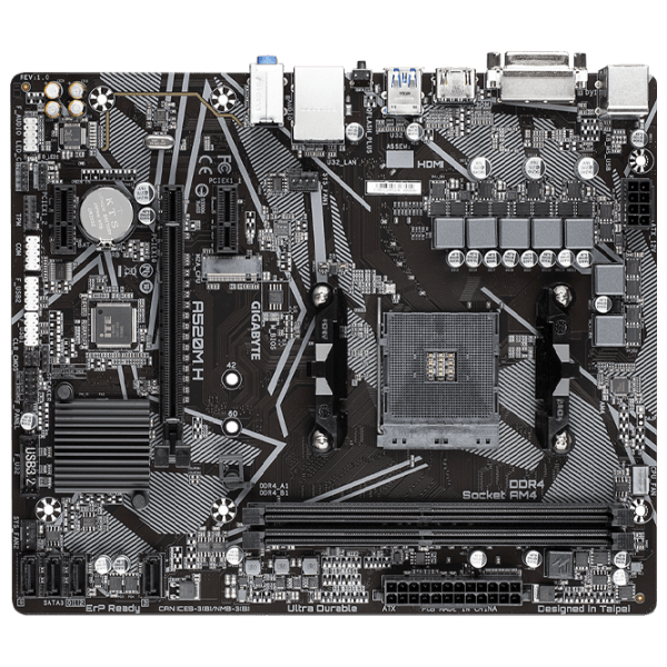 Материнская плата Gigabyte A520M H 1.0 mATX  photo 2