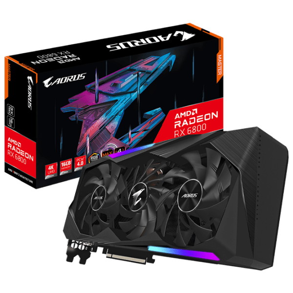 Placă video Gigabyte AORUS Radeon RX 6800 MASTER 16 GB  photo 9