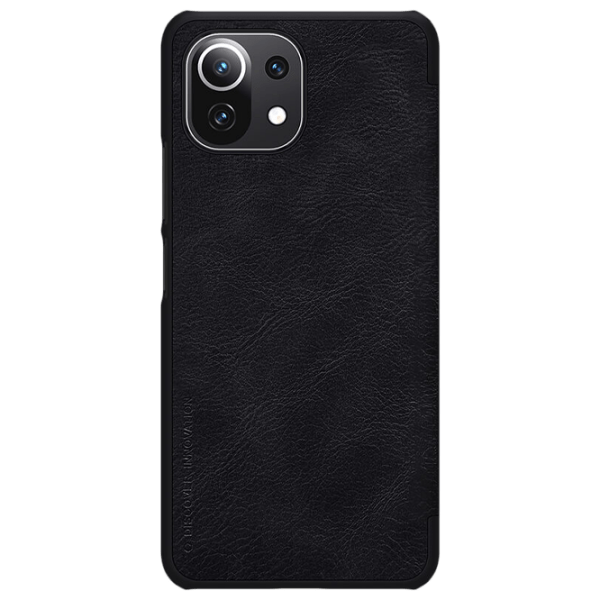 Чехол для смартфона Xiaomi Mi 11 Lite (QIN) Черный Nillkin, Кожа, Flip Cover photo 2