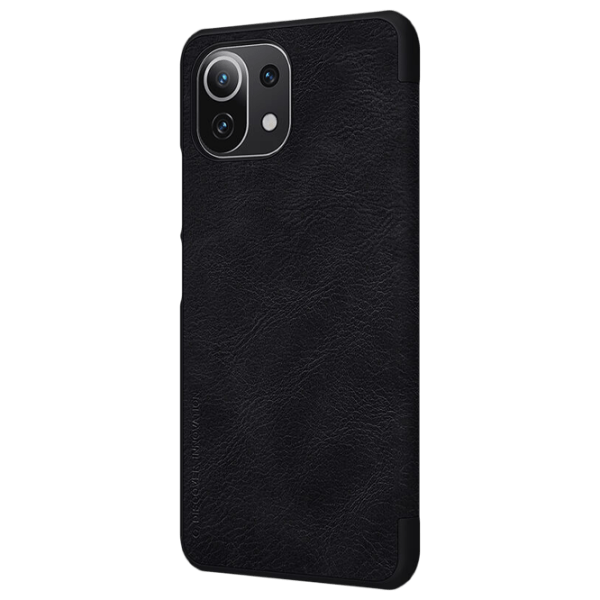 Чехол для смартфона Xiaomi Mi 11 Lite (QIN) Черный Nillkin, Кожа, Flip Cover photo 3