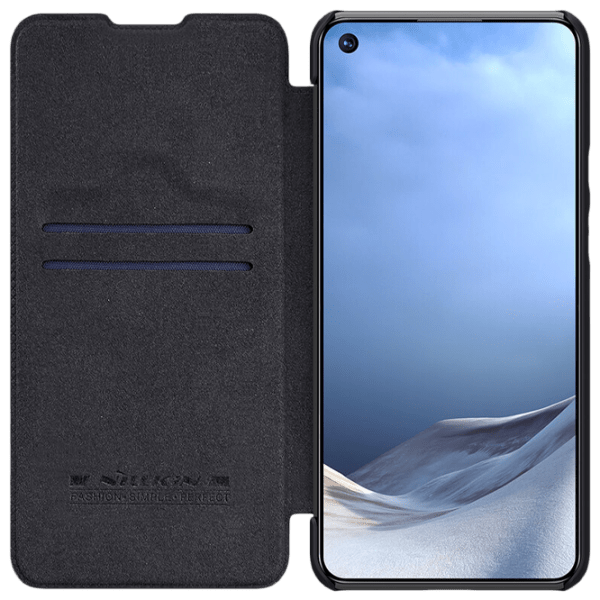 Чехол для смартфона Xiaomi Mi 11 Lite (QIN) Черный Nillkin, Кожа, Flip Cover photo 5